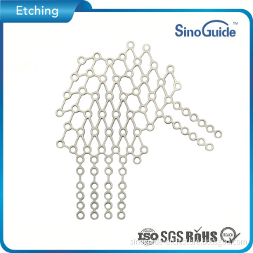 Precise Requirements Using Photo Etched Parts Etched Titanium Facial Reconstruction Mesh